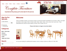 Tablet Screenshot of completefurniture.ie